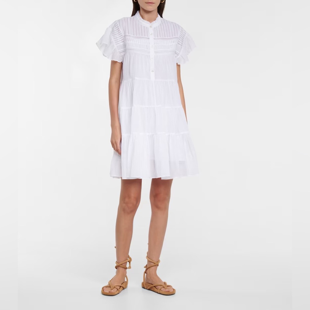 Isabelle Marant Étoile white cotton babydoll dress